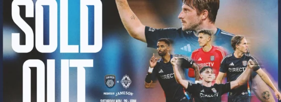 San Diego FC anuncia sold out para la Final del Oeste de la MLS en menos de 24 horas